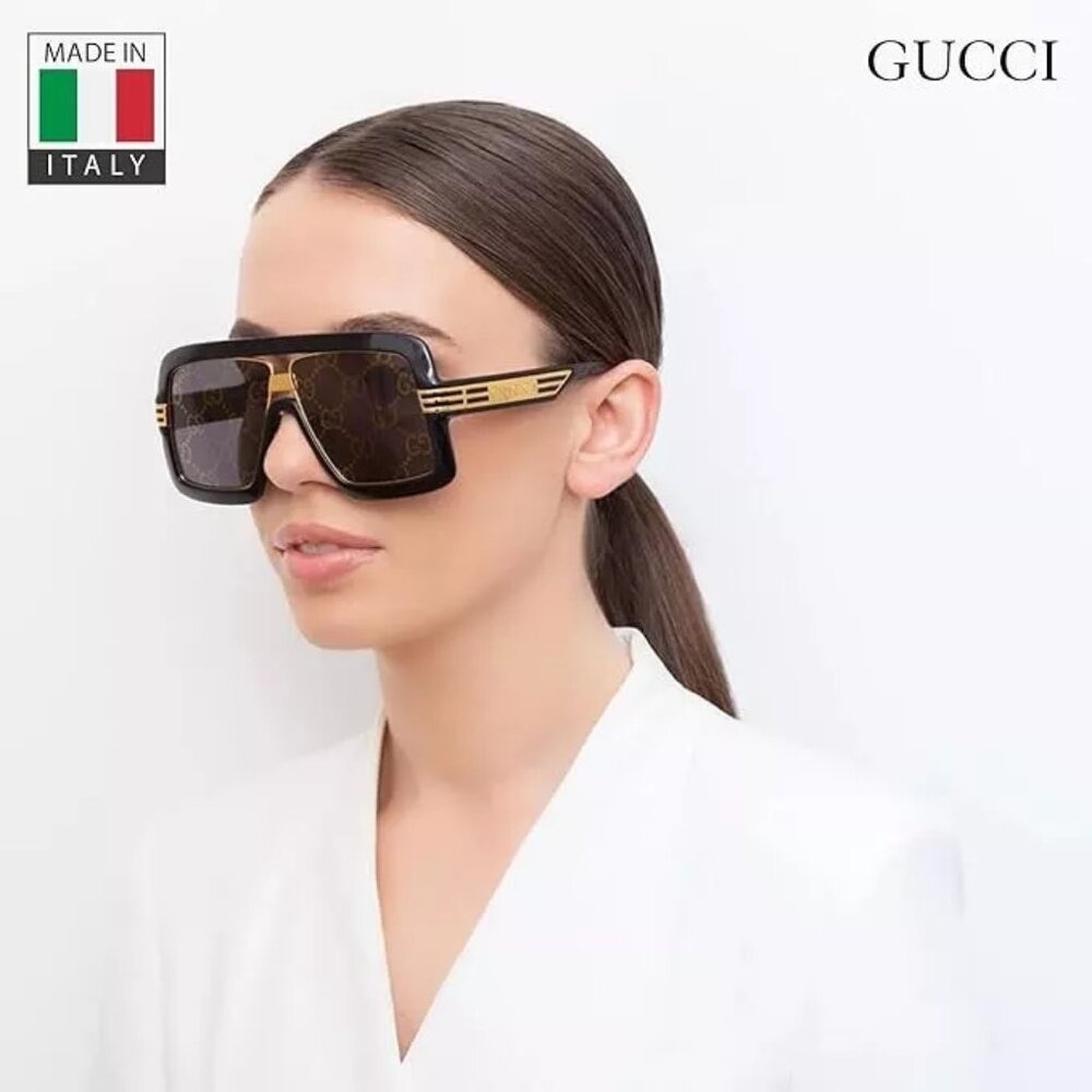 Gucci GG0900S—The Epilogue Collection—Oversized Sunglasses w/ GG Motif